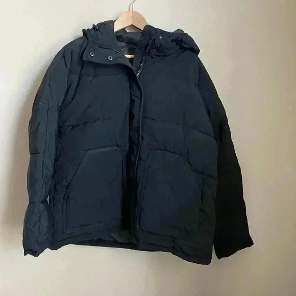 Madewell Tokyo Puffer Jacket Black Size Large - Picture 2 of 14